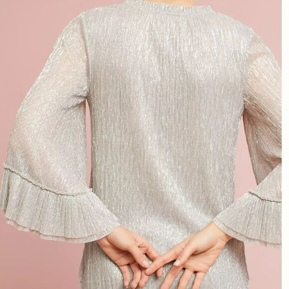 Anthropologie Aimee Metallic Top by Vanessa Virginia - Picture 4 of 8